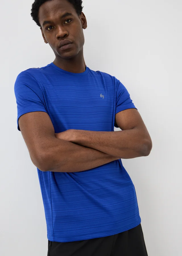 Souluxe Cobalt Space Dye Sports T-Shirt