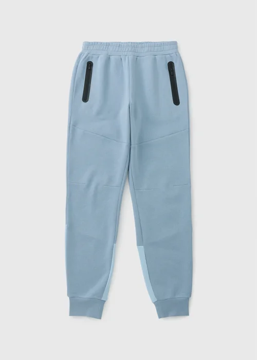 Souluxe Blue Panel Slim Fit Co Ord Jogging Bottoms - XL Image 4
