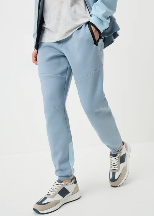 Souluxe Blue Panel Slim Fit Co Ord Jogging Bottoms - XL Image 2