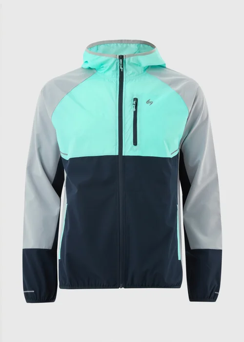 Souluxe Navy Woven Panel Zip Co Ord Sports Jacket - L Image 4