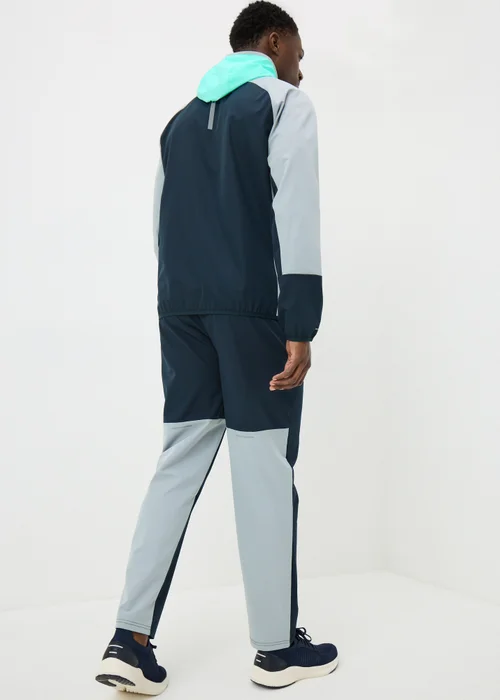 Souluxe Navy Woven Panel Co Ord Jogging Bottoms - XS Image 3