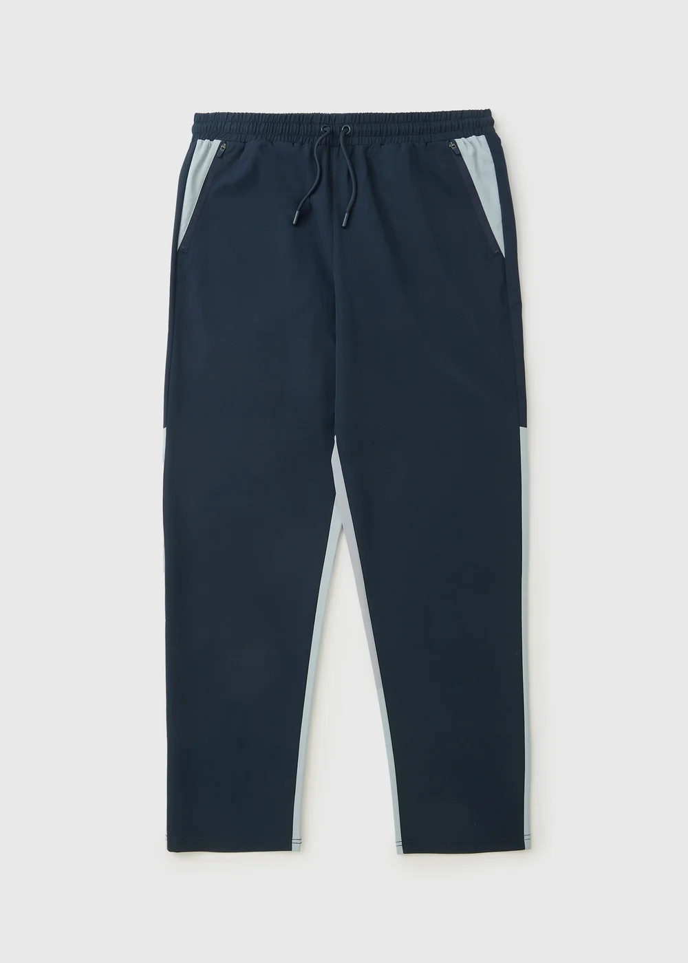 Souluxe Navy Woven Panel Co Ord Jogging Bottoms - XS Image 4