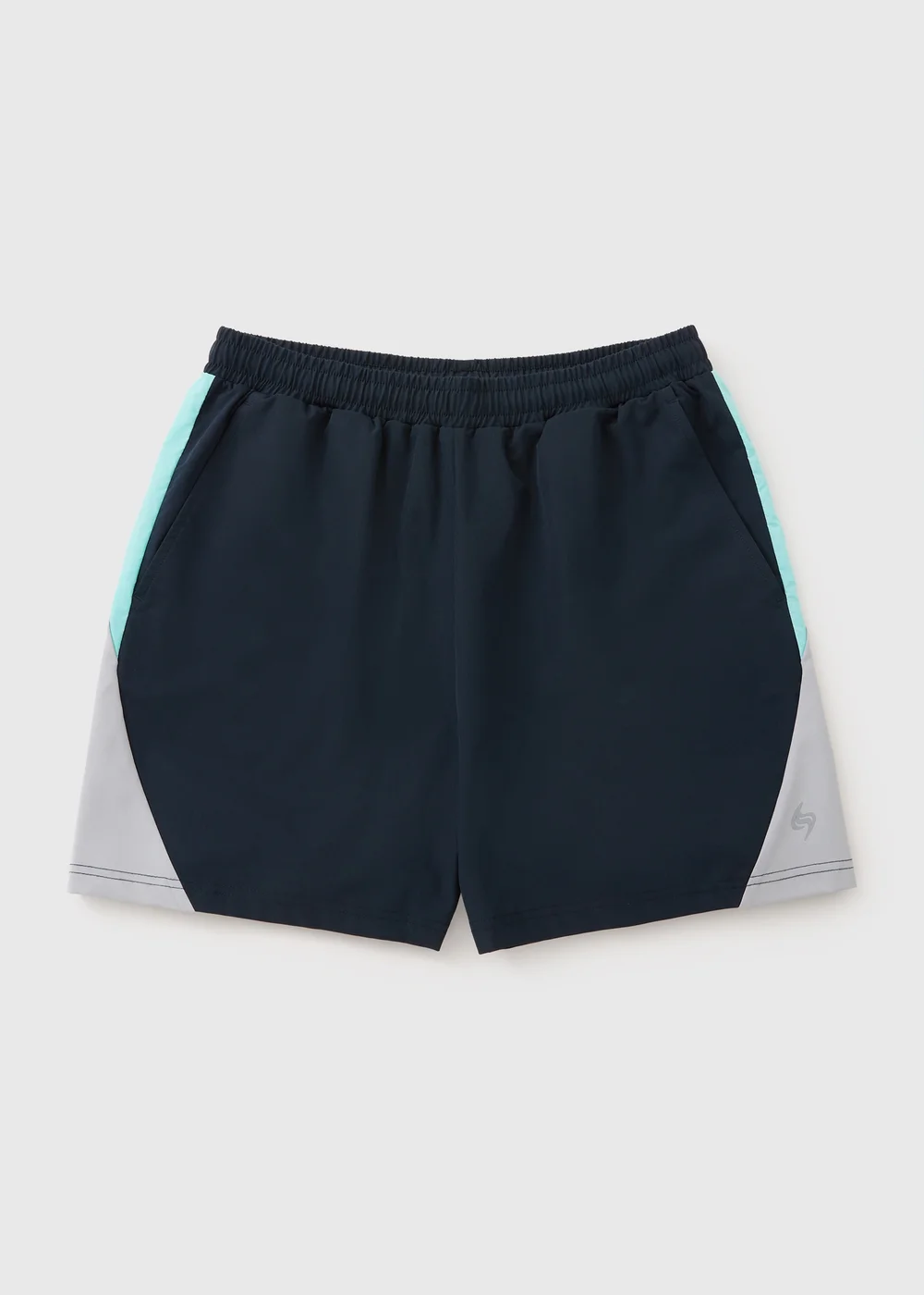Souluxe Navy Woven Panel Co Ord Shorts - Extra small Image 4