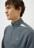 Souluxe Grey Panel Co Ord Half Zip Fleece - XS Image 2
