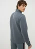 Souluxe Grey Panel Co Ord Half Zip Fleece - XS Image 3
