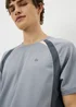 Souluxe Grey Panel Co Ord T-Shirt - S Image 2