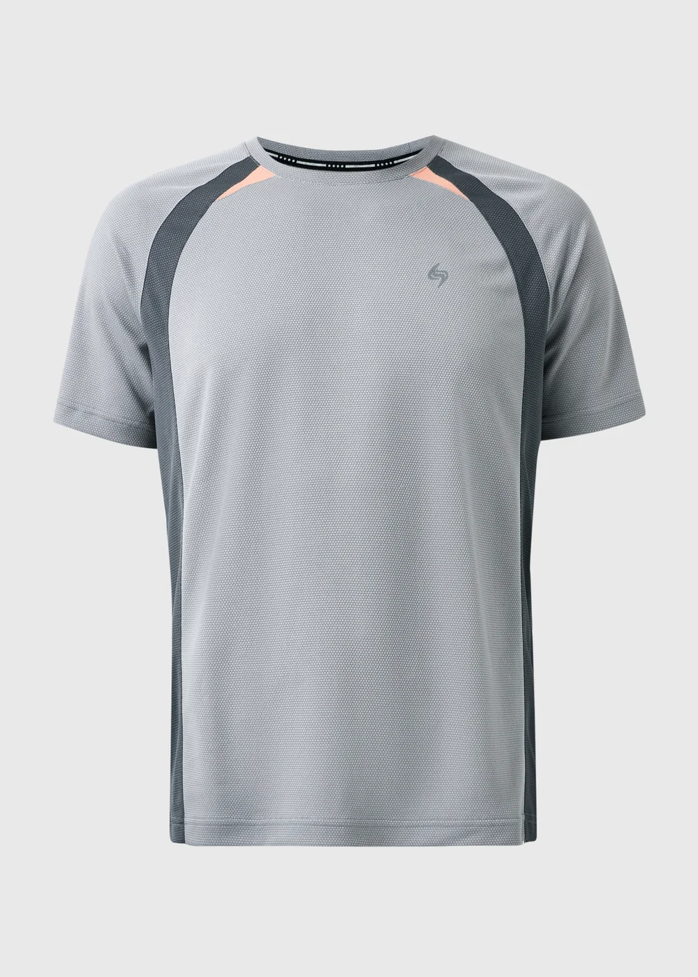 Souluxe Grey Panel Co Ord T-Shirt - S Image 4