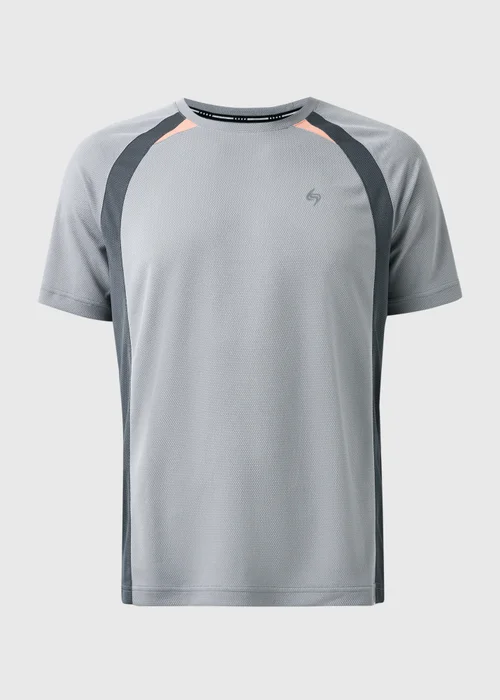 Souluxe Grey Panel Co Ord T-Shirt - S Image 4