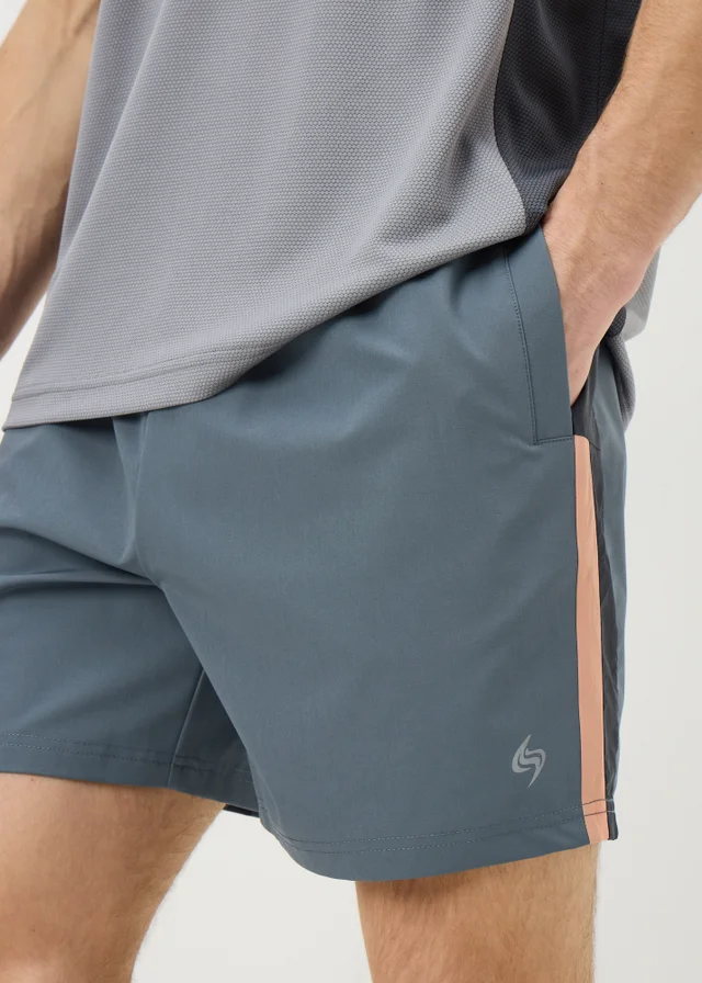 Souluxe Grey Panel Co Ord Shorts
