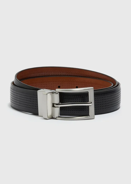 Black & Brown Reversible Belt - S-M Image 1