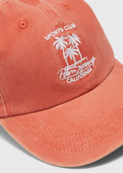 Red Palm Spring Cap - One Size Image 2