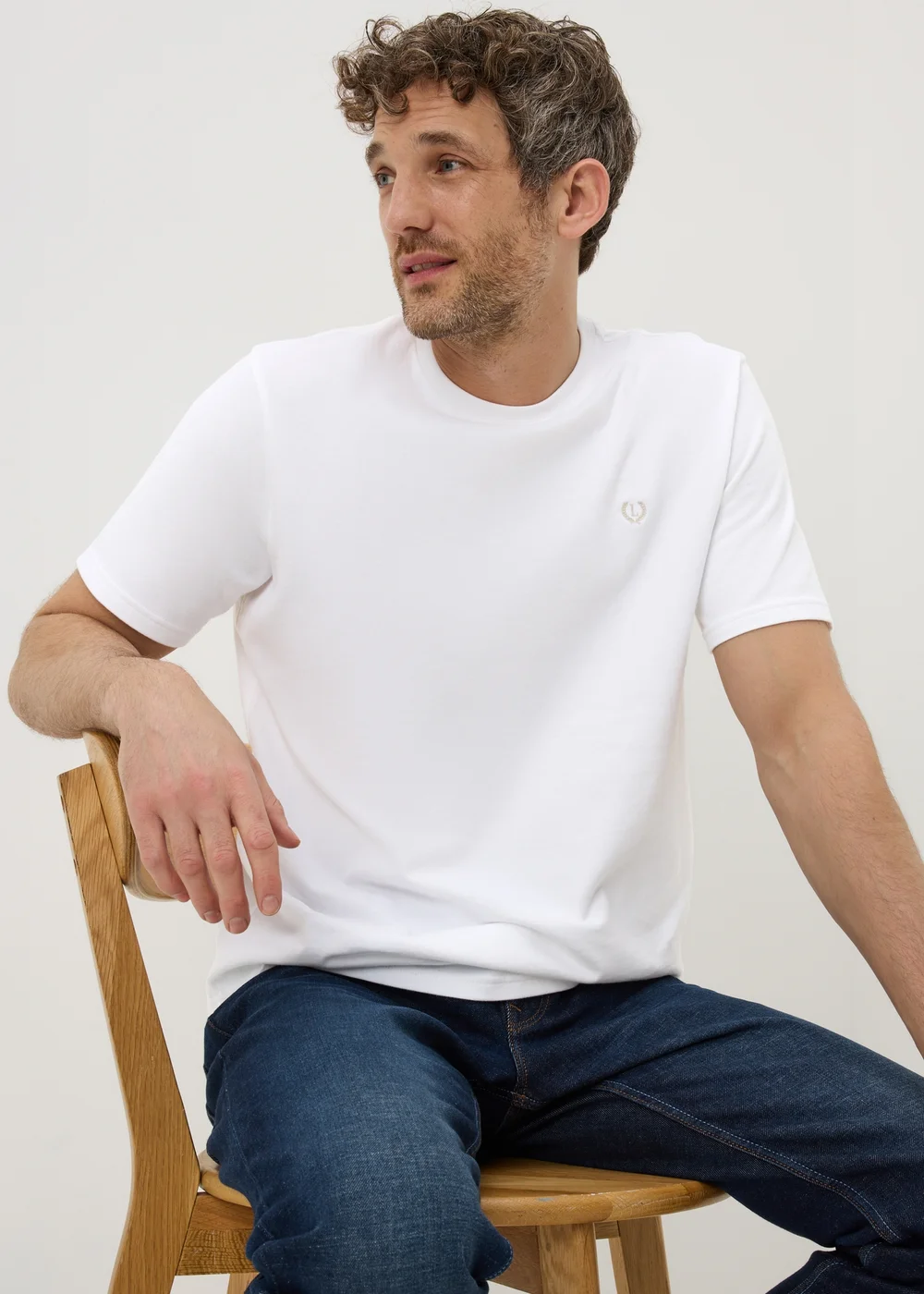 Lincoln Solid White T-Shirt - S Image 1