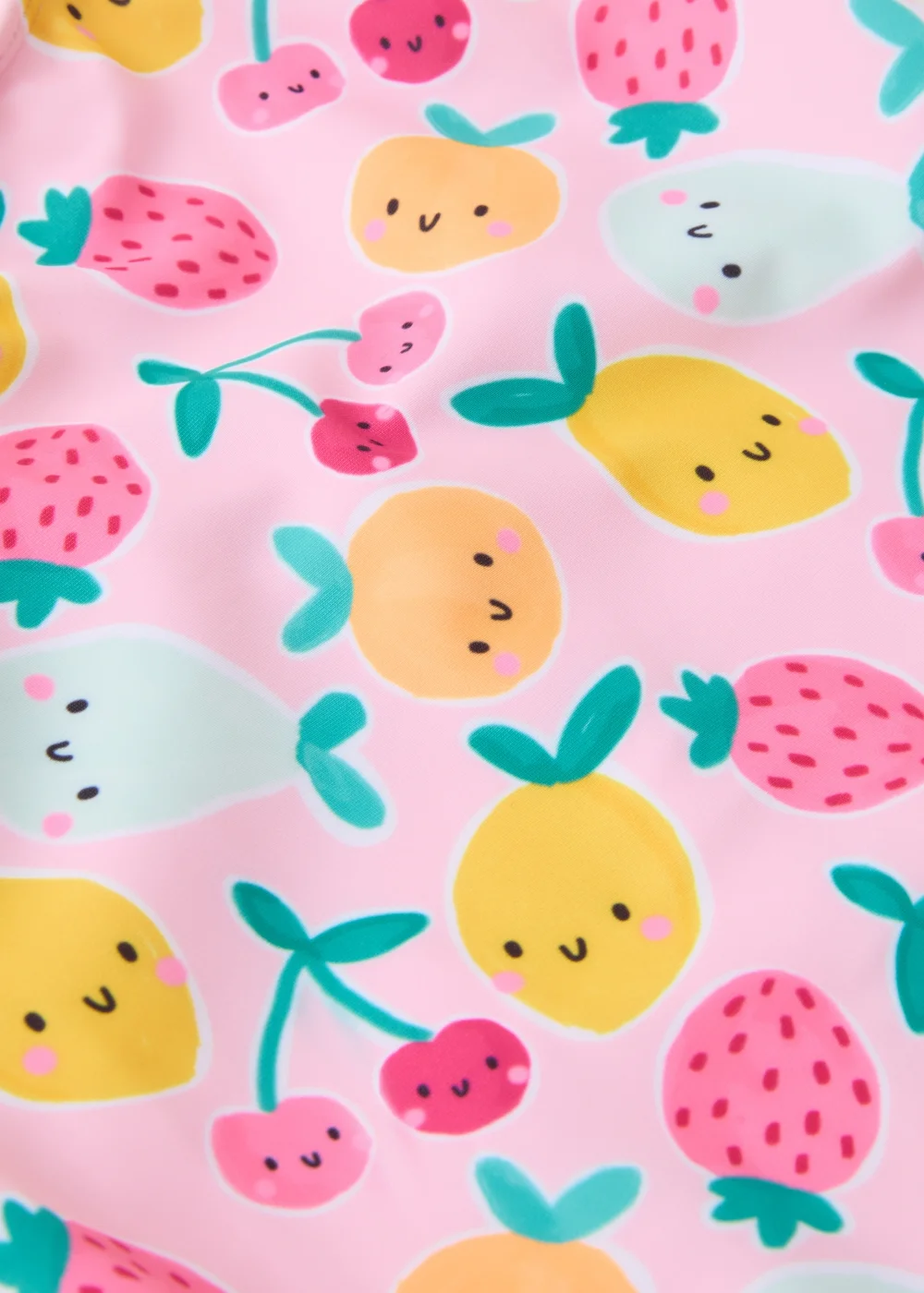 Girls Pink Fruit Swimming Costume (1-7yrs) - 1-1.5 Yrs Image 2