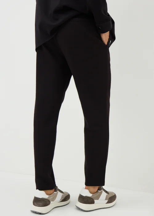 Black Interlock Co Ord Jogging Bottoms - XXXL Image 3