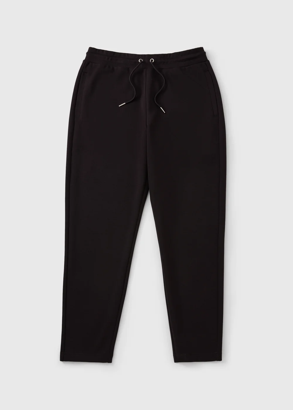Black Interlock Co Ord Jogging Bottoms - XXXL Image 4
