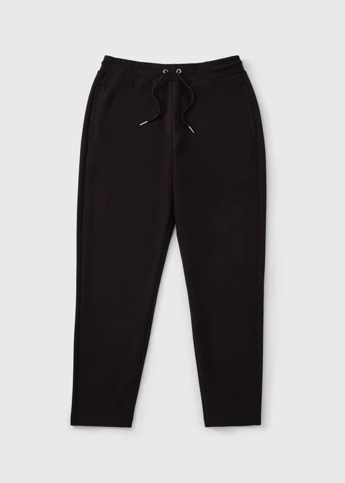 Black Interlock Co Ord Jogging Bottoms - XXXL Image 4