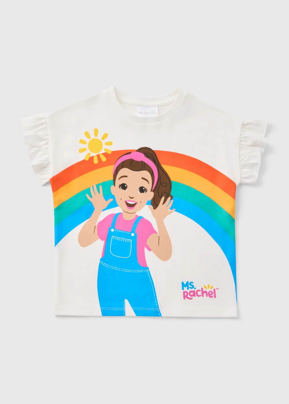 Ms Rachel Girls Cream T-Shirt (1-5yrs) - 1-1.5 Yrs Image 1
