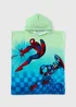 Marvel Boys Blue Poncho - One Size Image 1