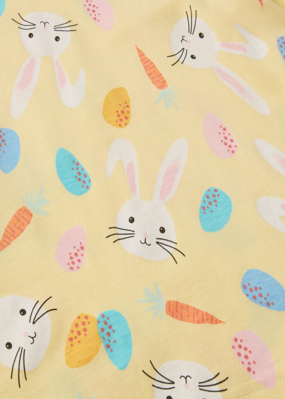 Kids Yellow Easter Bunny Long Pyjama Set (1-13yrs) - 1 half year to 2 Image 2