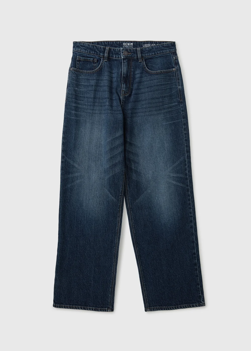 Dark Wash Loose Fit Jeans - 30 R Image 5