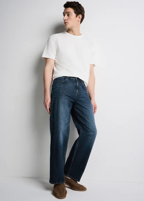 Dark Wash Loose Fit Jeans - 30 R Image 1