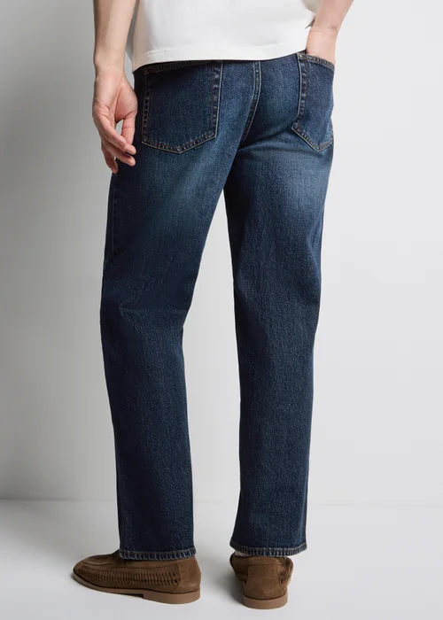 Dark Wash Loose Fit Jeans - 30 R Image 4