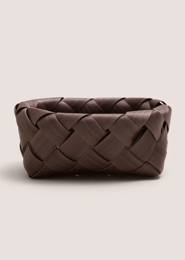 Brown Woven Small Basket