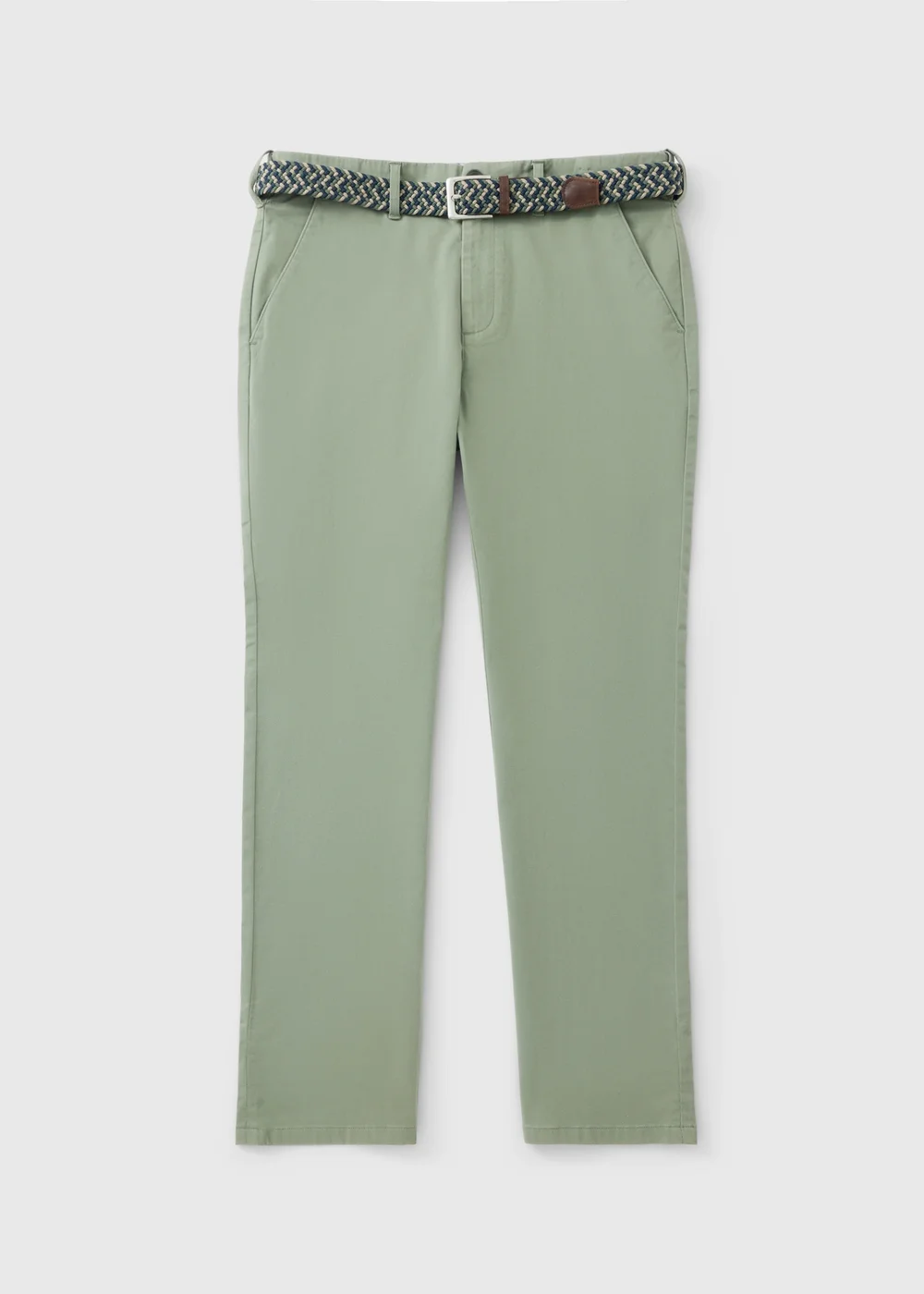 Lincoln Green Chino Trousers - 32 Waist Regular Image 3