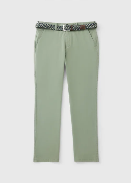 Lincoln Green Chino Trousers - 32 Waist Regular Image 3