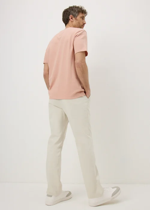 Lincoln Bone Belted Regular Fit Chinos - 32 Waist Regular Image 2
