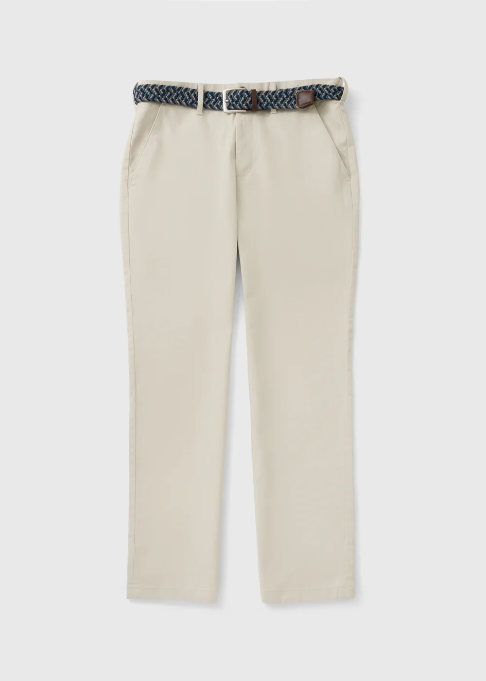 Lincoln Bone Belted Regular Fit Chinos - 32 Waist Regular Image 4
