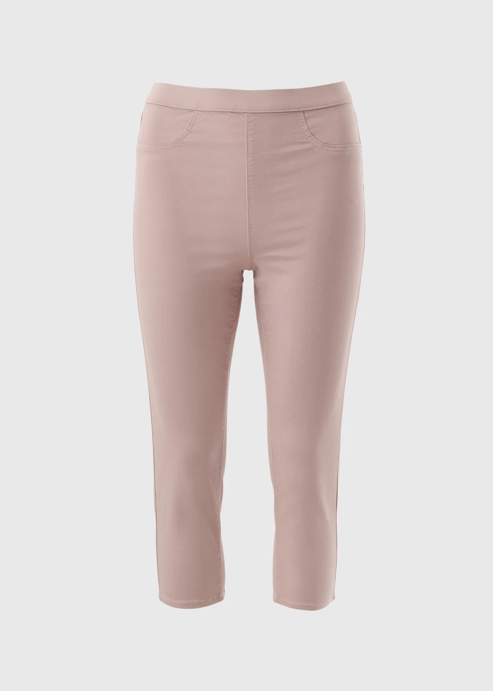 Pink Rosie Stretch Cropped Jeggings - 12 Image 1