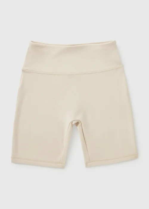 Souluxe Girls Cream Soft Touch Cycling Shorts (7-15yrs) - Age 7 Years Image 1