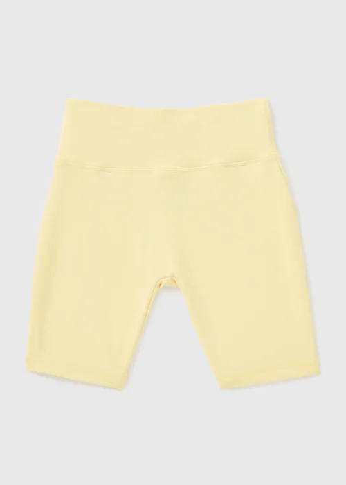 Girls Lemon Soft Touch Sculpt Cycling Shorts (7-15yrs) - Age 7 Years Image 1