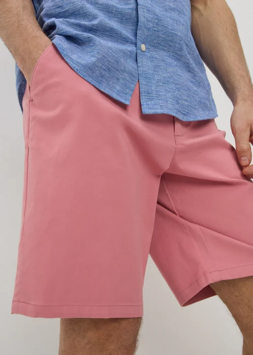 Lincoln Pink Regular Fit Chino Shorts - 42 waist Image 3