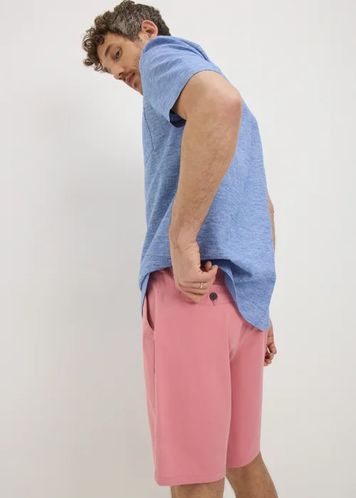 Lincoln Pink Regular Fit Chino Shorts - 42 waist Image 2