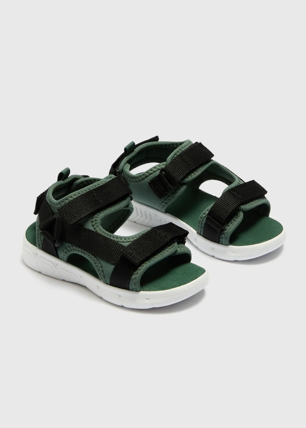 Boys Khaki Trekker Sandals (Younger 4-12) - 4 Infant Image 1