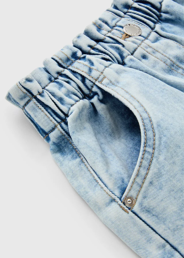 Girls Light Blue Denim Shorts (7-15yrs)