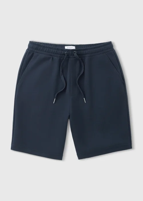 Navy Elevated Co Ord Jogger Shorts - XS Image 4