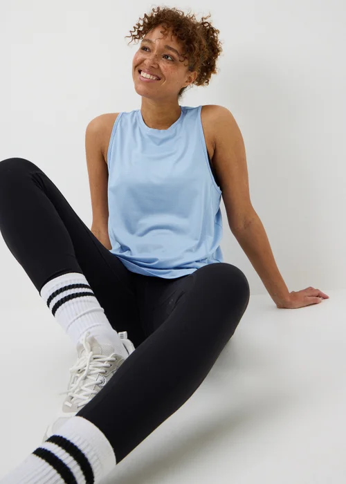 Souluxe Light Blue Sports Vest Top - L Image 1