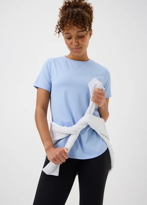 Souluxe Light Blue Sports T-Shirt - S Image 1