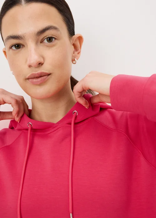 Souluxe Coral Sand Wash Longline Hoodie - L Image 3