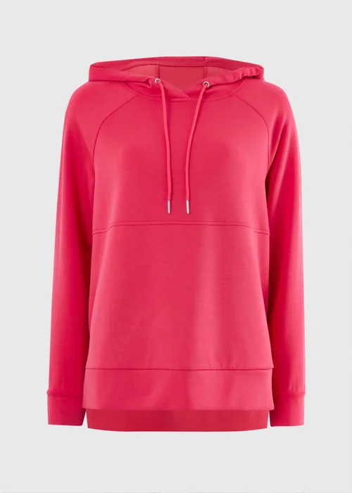 Souluxe Coral Sand Wash Longline Hoodie - L Image 4