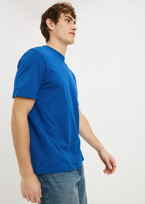 Blue Essential Crew Neck T-Shirt - XS Image 2