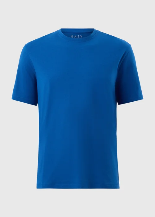 Blue Essential Crew Neck T-Shirt - XS Image 4