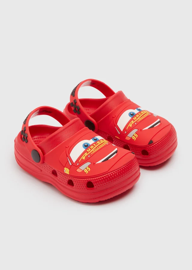 Disney Cars Boys Red Clogs (Younger 4/5 - 12/13)