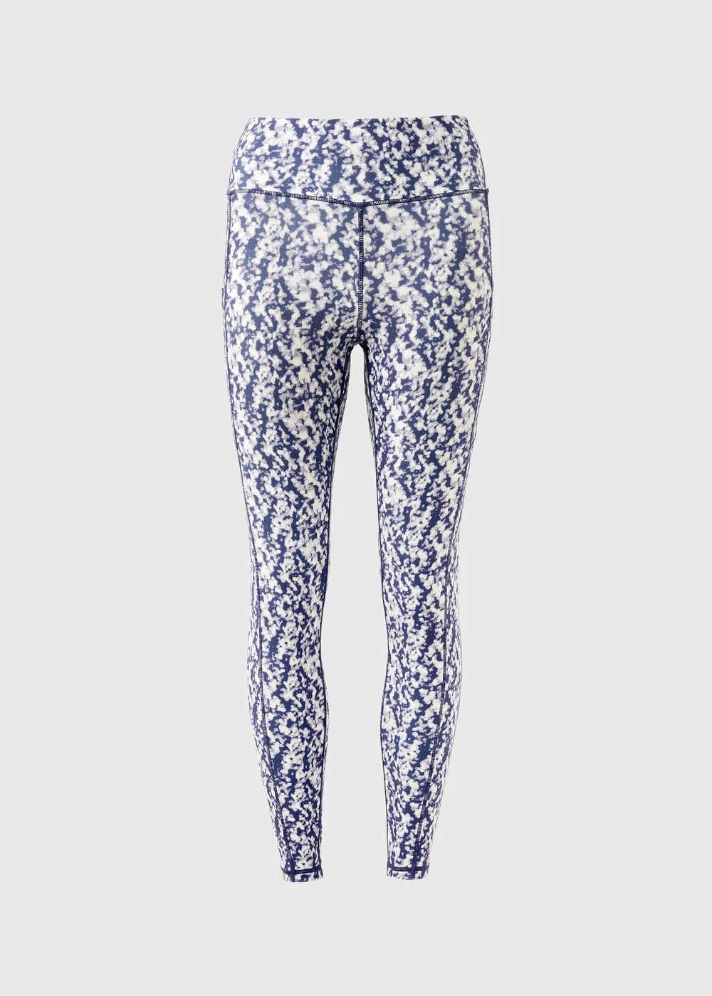 Souluxe Blue Mottle Print Gym Leggings - 22 Image 4
