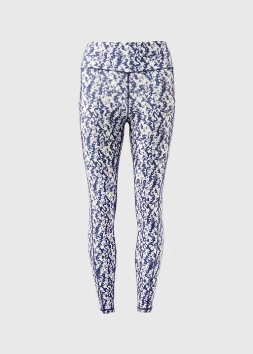 Souluxe Blue Mottle Print Gym Leggings - 22 Image 4
