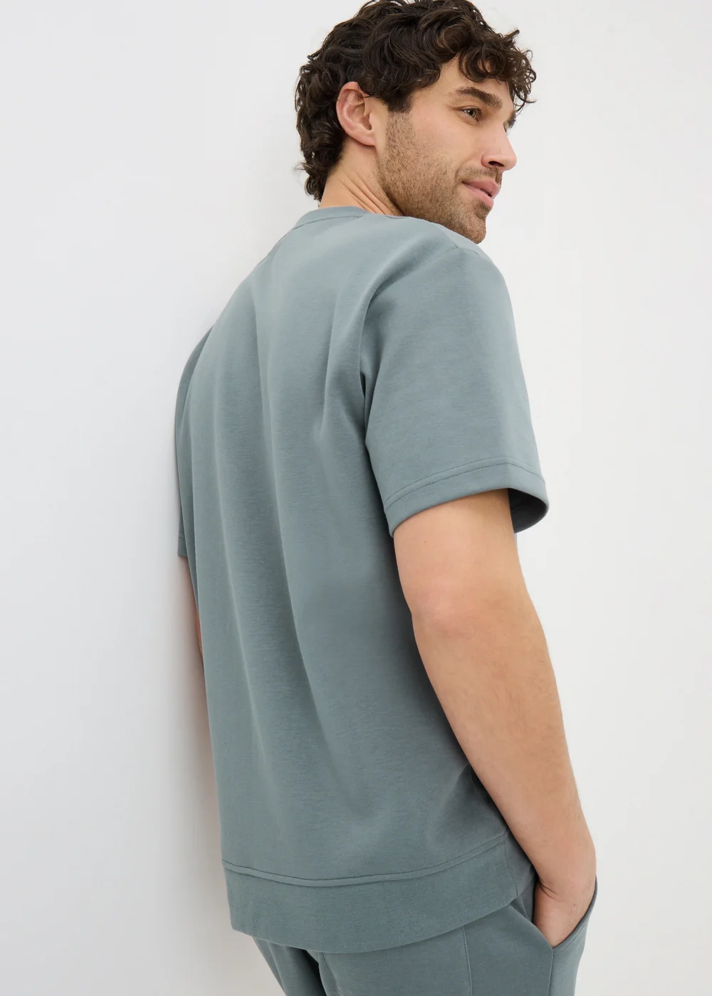 Storm Blue Co Ord T-Shirt - S Image 3