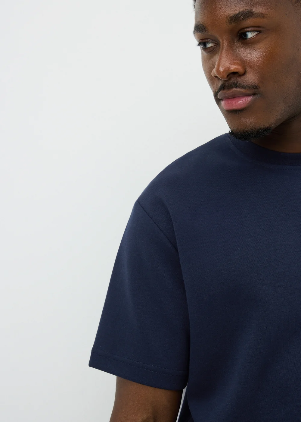 Navy Elevated Co Ord T-Shirt - S Image 2